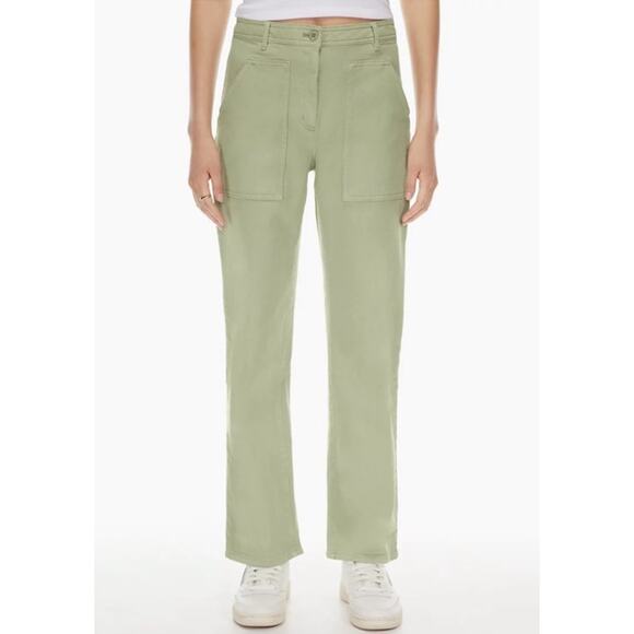 Aritzia Wilfred Free Modern Utility Pant Sage Green Women's 2 - Picture 1 of 8